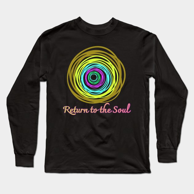 Return to the Soul,fluorescent color,arrow Long Sleeve T-Shirt by zzzozzo